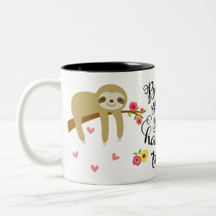 Caneca De Café Em Dois Tons Acredite que você pode & você é incompleto lá: