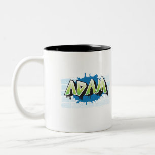 Caneca De Café Em Dois Tons adam.ai
