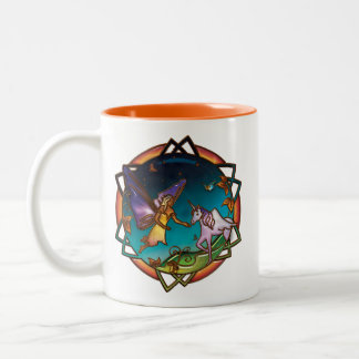 Caneca De Café Em Dois Tons Adilyn Faery Mug Blue