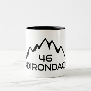Caneca De Café Em Dois Tons Adirondack 46 Mountain