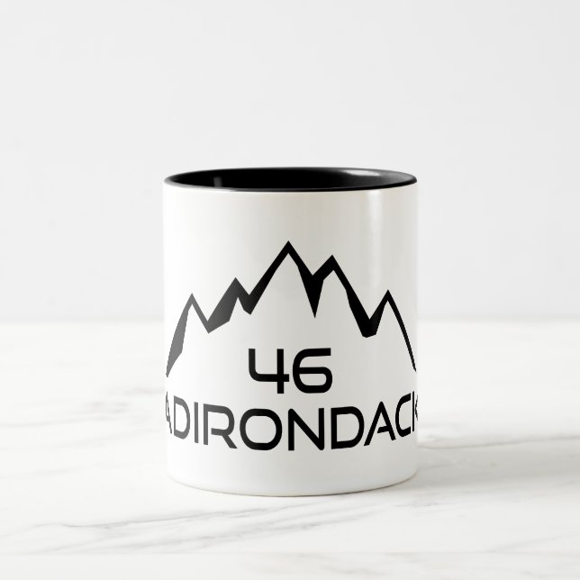 Caneca De Café Em Dois Tons Adirondack 46 Mountain (Centro)