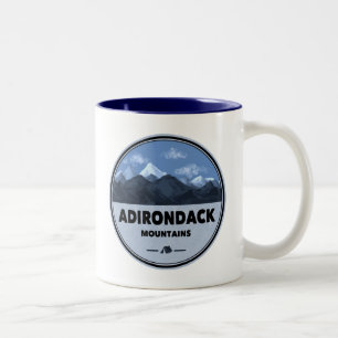 Caneca De Café Em Dois Tons Adirondack Mountain New York Camping