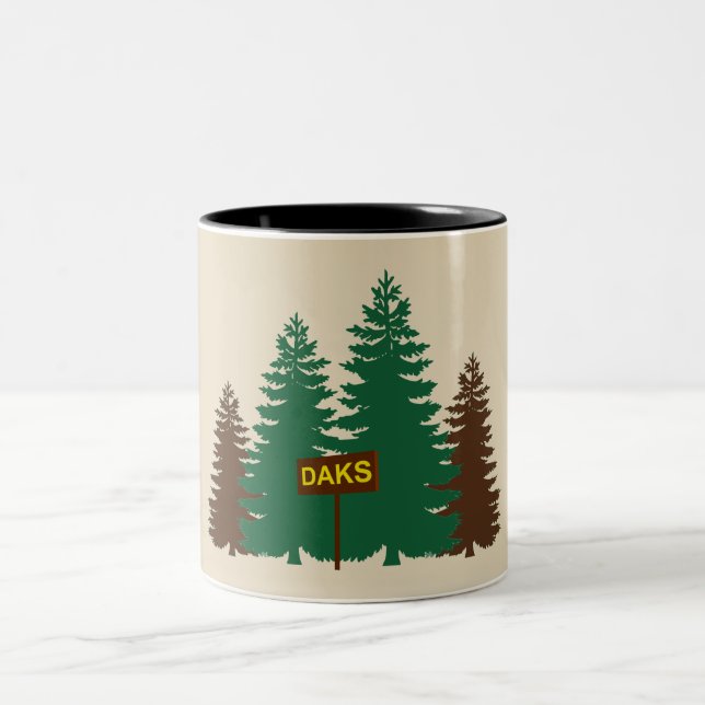 Caneca De Café Em Dois Tons Adirondacks (Centro)