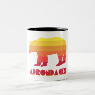 Caneca De Café Em Dois Tons Adirondacks Bear
