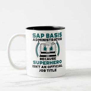 Caneca De Café Em Dois Tons Administrador do SAP Basis