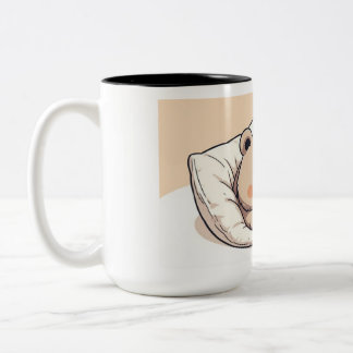 Caneca De Café Em Dois Tons "Adorable kawaii bear