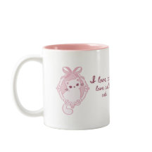 Adorável "Eu Amo Gatos" Macio