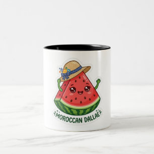 Caneca De Café Em Dois Tons Adorável Kawaii Dallae Marroquina Tradicional SumS