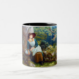 Caneca De Café Em Dois Tons Adormecido na Floresta (por Arthur Hughes)