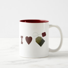 Caneca De Café Em Dois Tons Adoro Tea Mug
