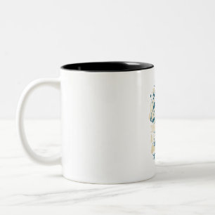 Caneca De Café Em Dois Tons Adotar Um Cachorro De Salvamento De Greyhound