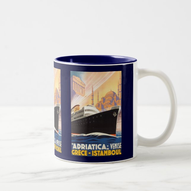 Caneca De Café Em Dois Tons Adriatica Line (Direita)