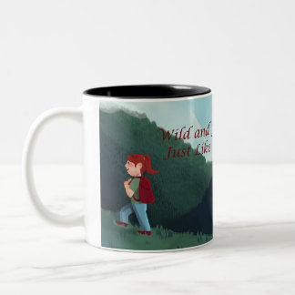 Caneca De Café Em Dois Tons Adventure Girls"