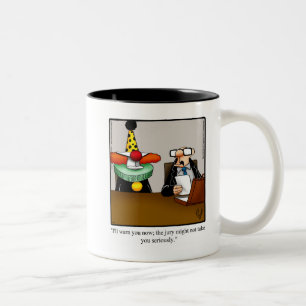 Caneca De Café Em Dois Tons Advogado engraçado Humor Mug Gift