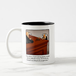 Caneca De Café Em Dois Tons Advogado Humor Coffee Mug Gift