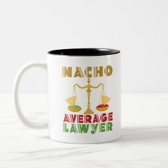 Caneca De Café Em Dois Tons Advogado Médio Nacho (Esquerda)