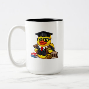 Caneca De Café Em Dois Tons Advogado Pato de Borracha