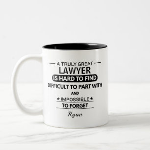 Caneca De Café Em Dois Tons Advogado Personalizado