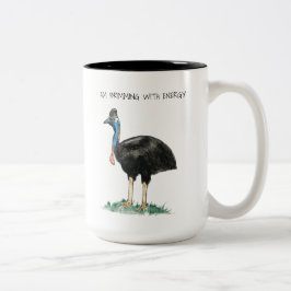 Caneca De Café Em Dois Tons Afirmações Cassárias Com Mug De Café De Dois Tons