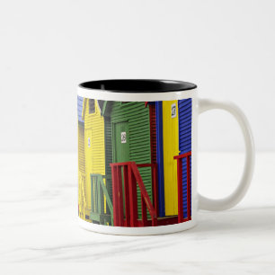 Caneca De Café Em Dois Tons África do Sul, Cabo Ocidental, Rua James.Colorido