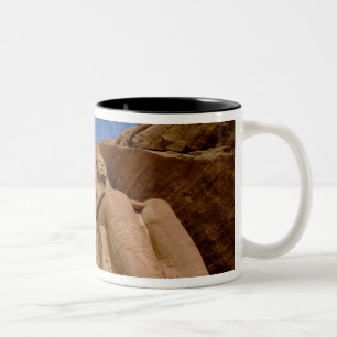 Caneca De Café Em Dois Tons África, Egito, Abu Simbel, Ramses II e