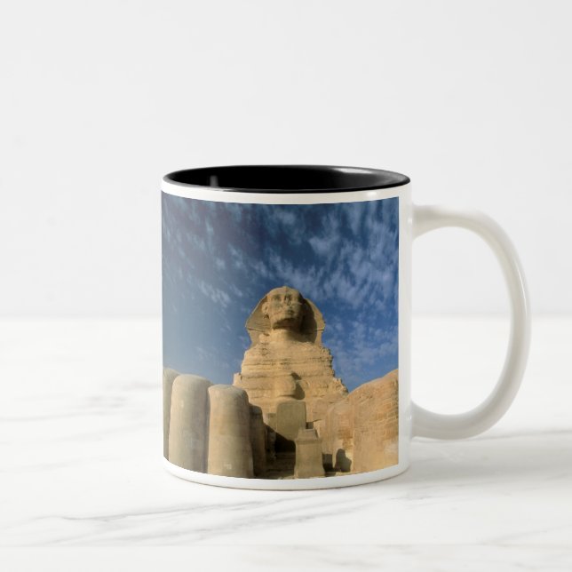Caneca De Café Em Dois Tons África, Egito, Cairo, Planalto de Gizé. Esfinge (Direita)