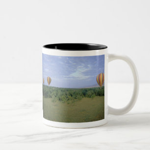 Caneca De Café Em Dois Tons África, Quênia, Reserva Nacional Masai Mara, 2