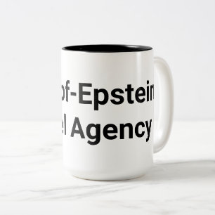 Caneca De Café Em Dois Tons Agência de Viagem de Drumpf-Epstein Hankamer Artju