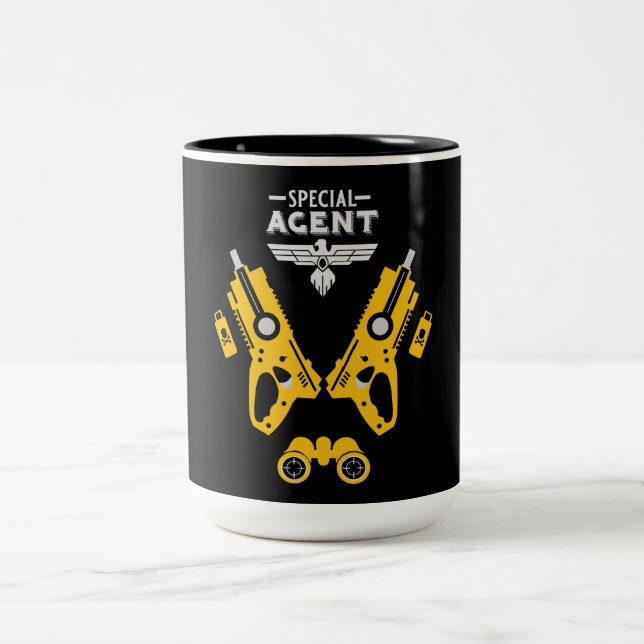 Caneca De Café Em Dois Tons Agente Especial Kid (Centro)