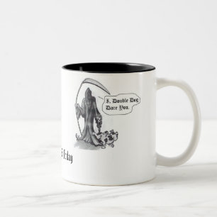 Caneca De Café Em Dois Tons Agrida ontem & hoje