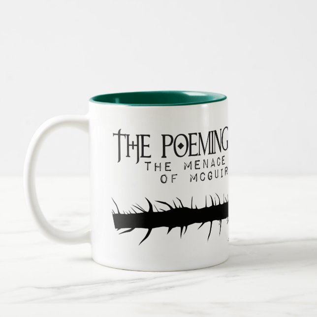 Caneca De Café Em Dois Tons Agrida que é interior verde! (Esquerda)