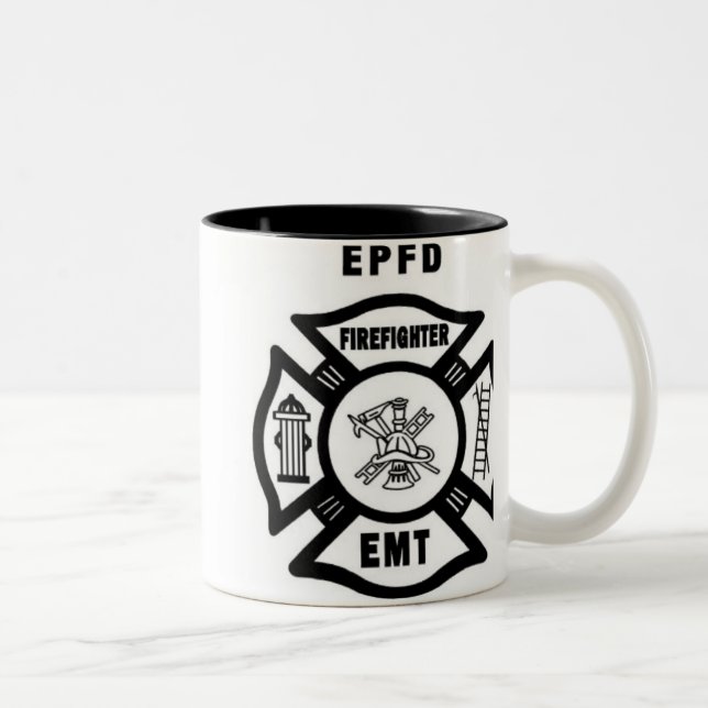 Caneca De Café Em Dois Tons Agride o epfd (Direita)