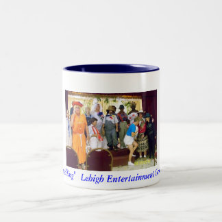 Caneca De Café Em Dois Tons agrupe o tiro, "casamento trocista"   Lehigh