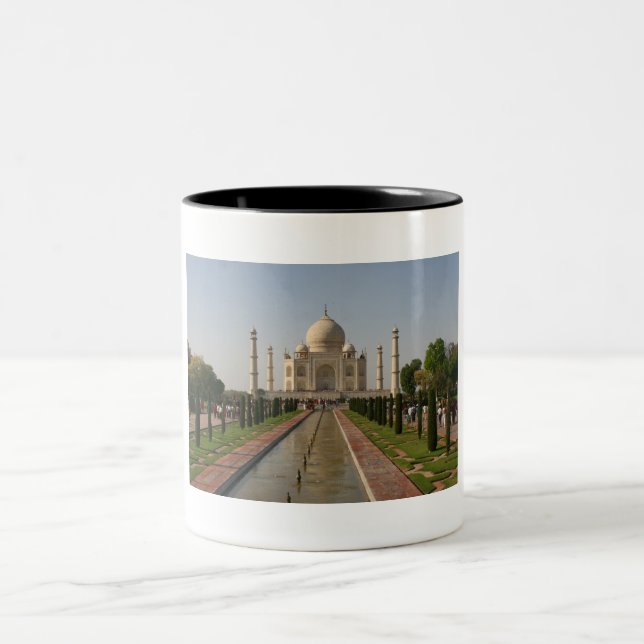 Caneca De Café Em Dois Tons água do taj mahal (Centro)