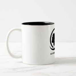Caneca De Café Em Dois Tons Aguardam Aventura