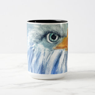 Caneca De Café Em Dois Tons Águia