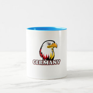 Caneca De Café Em Dois Tons Águia Dourada Alemã