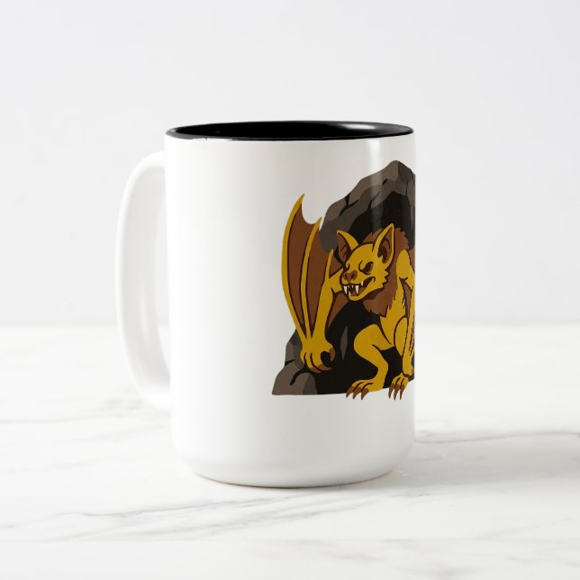 Caneca De Café Em Dois Tons Ahool (Frente Esquerda)
