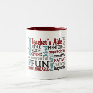 Caneca De Café Em Dois Tons "Aide do Professor" MUG