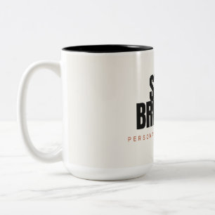 Caneca De Café Em Dois Tons Ainda Preparando a Personalidade Carregando Café D