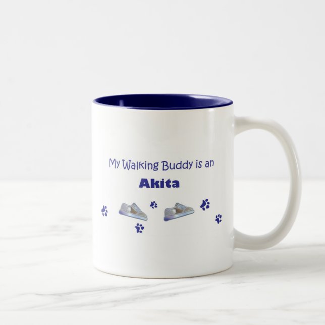 Caneca De Café Em Dois Tons Akita (Direita)