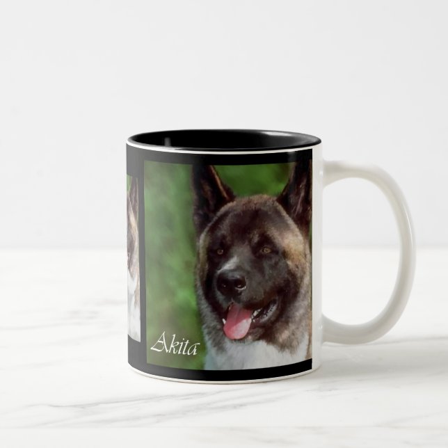 Caneca De Café Em Dois Tons Akita Lovers Gifts Mugs (Direita)