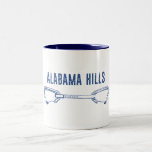 Caneca De Café Em Dois Tons Alabama Colinas Subindo QuickDrabing