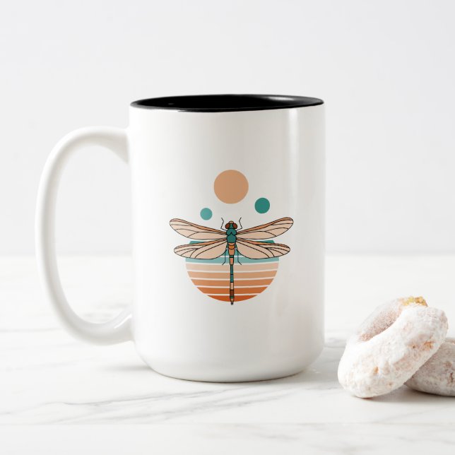 Caneca De Café Em Dois Tons Alas del Ocaso (Com Donut)