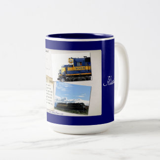 Caneca De Café Em Dois Tons Alaska Railroad Mug