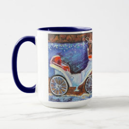 Caneca De Café Em Dois Tons Alaska Sleigh Bells Ring