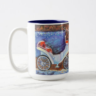 Caneca De Café Em Dois Tons Alaska Sleigh Bells Ring