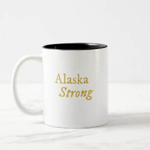 Caneca De Café Em Dois Tons Alaska Strong Coffee Mug