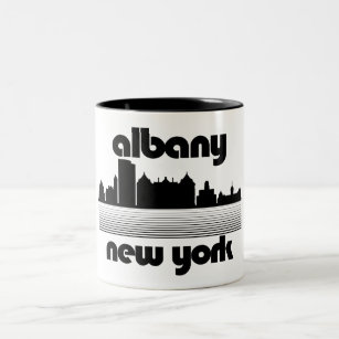 Caneca De Café Em Dois Tons Albany New York