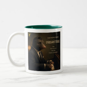 Caneca De Café Em Dois Tons Álbum do Nat King Mole: uma Paródia